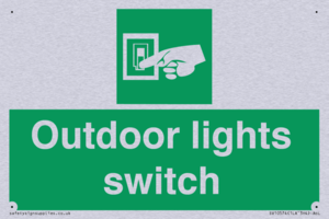 Outdoor lights switch